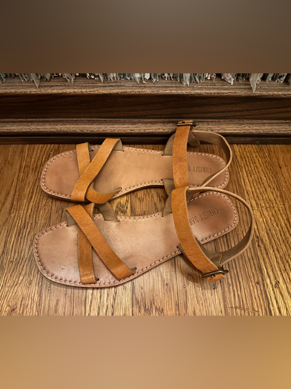 Christy Dawn - Dawn Sandal - Tawny Leather - 8